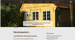 Desktop Screenshot of geigenbau-menzel.de