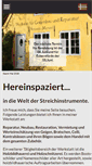 Mobile Screenshot of geigenbau-menzel.de